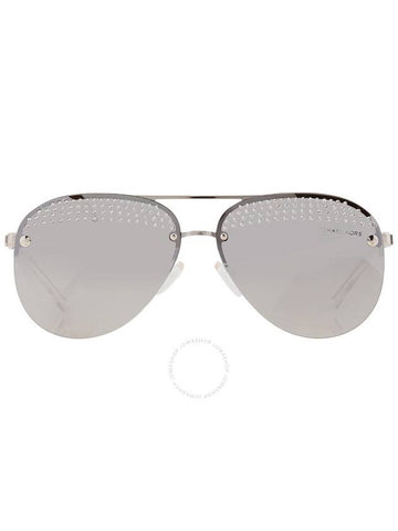 Michael Kors East Side Light Grey Mirrored Silver Pilot Ladies Sunglasses MK1135B 18896G 59 - MICHAEL KORS - BALAAN 1