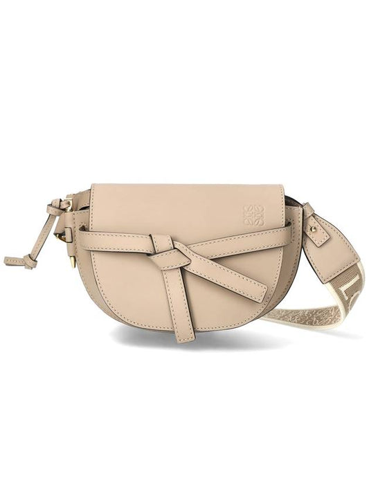 Gate Dual Mini Soft Calfskin Cross Bag Sand - LOEWE - BALAAN 2