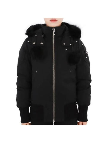 Original Debbie Bomber Jacket Black Shearling Black - MOOSE KNUCKLES - BALAAN 1