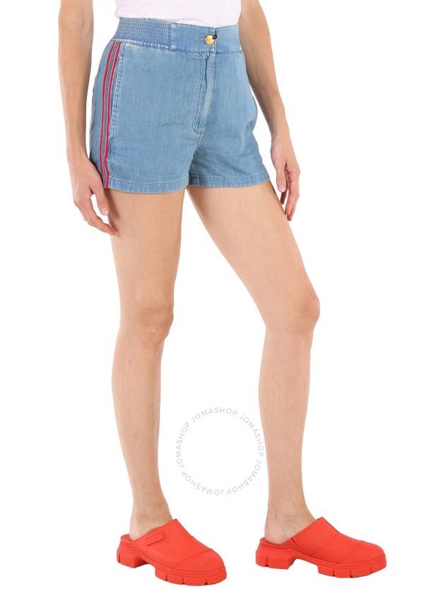 Gucci Piped Chambray Shorts, Waist Size 24" - GUCCI - BALAAN 2