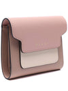 Saffiano Tri-Fold Half Wallet Pink - MARNI - BALAAN 4