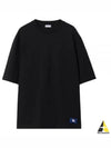 Equestrian Knight Patch Cotton Short Sleeve T-Shirt Black - BURBERRY - BALAAN 2