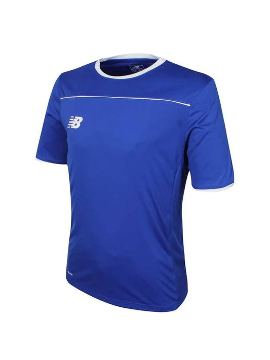 Melwood SS Jersey Sport Short Sleeve T-Shirt Blue - NEW BALANCE - BALAAN 1