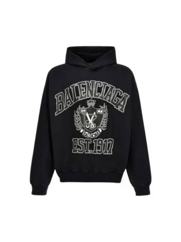 DIY College Medium Fit Hoodie Black - BALENCIAGA - BALAAN 2