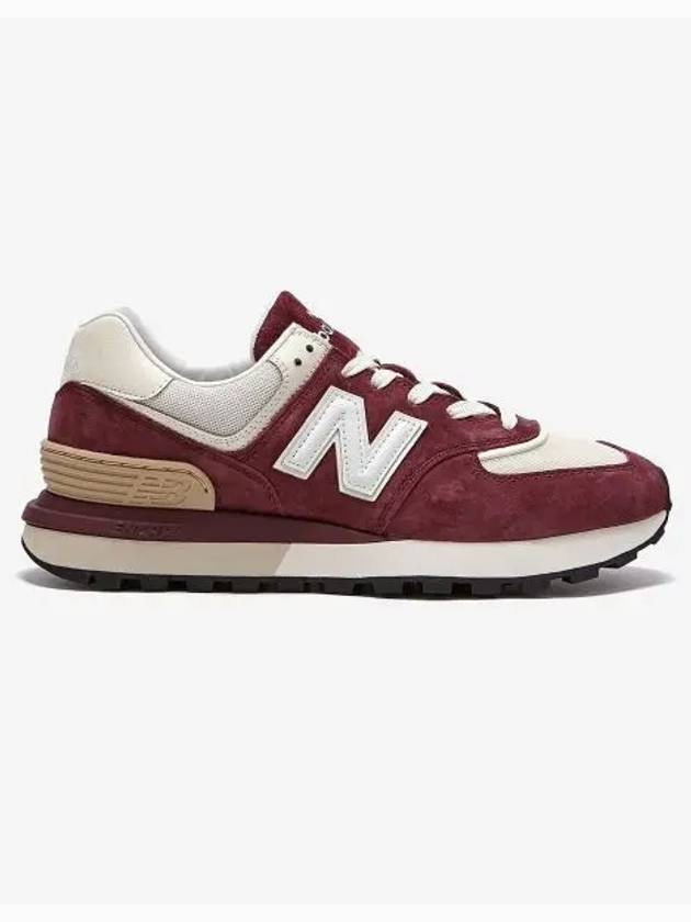 574 Legacy Low Top Sneakers Burgundy Angora - NEW BALANCE - BALAAN 2