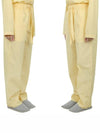 Poplin Pajamas Organic Cotton Straight Pants Lemonade - TEKLA - 8