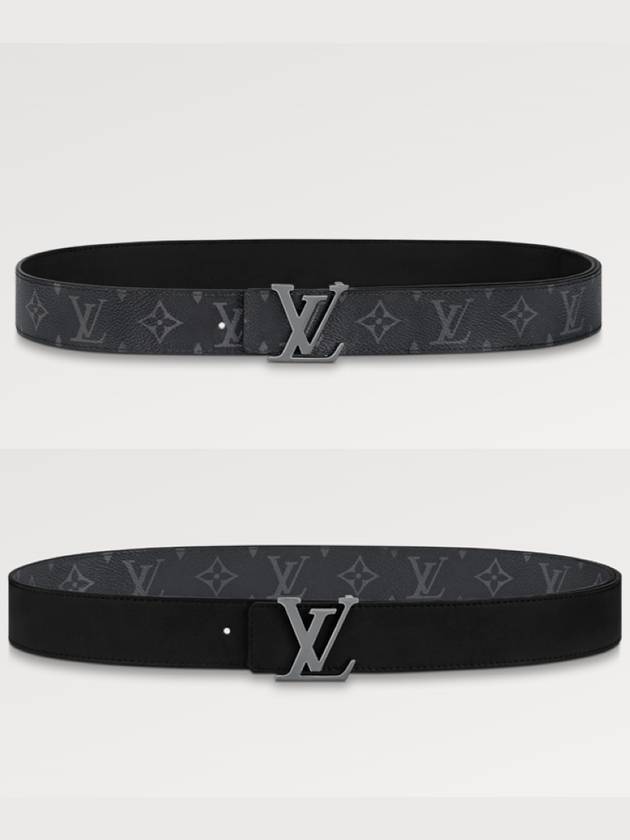 LV Initiales 35mm Reversible Belt Black - LOUIS VUITTON - BALAAN 2