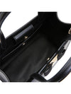 Vara Bow Top Handle Tote Bag Black - SALVATORE FERRAGAMO - BALAAN 7