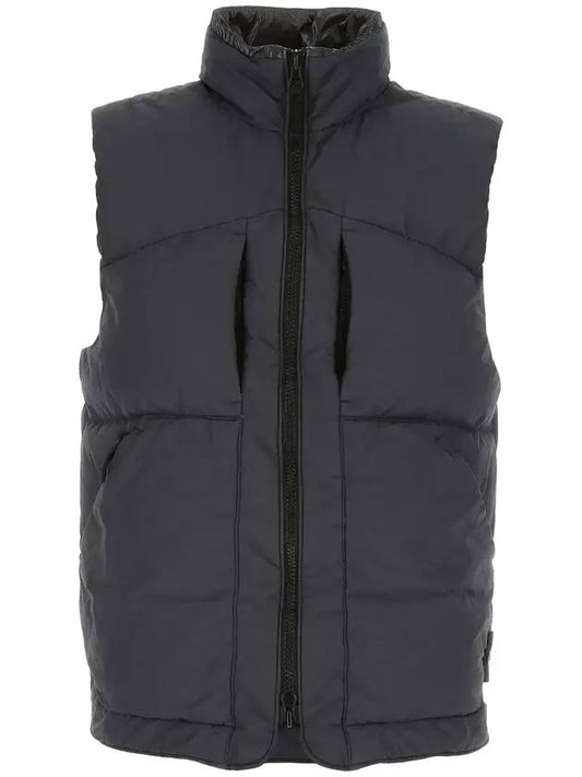 Naslan Light Watro Down Vest Dark Grey - STONE ISLAND - BALAAN 1