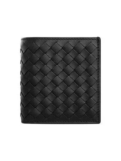 Intrecciato Small Folder Half Wallet Black - BOTTEGA VENETA - BALAAN 2