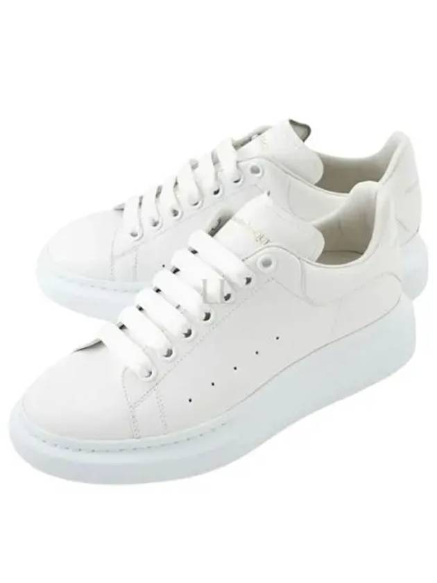 Larry Two Tone Suede Leather Low Top Sneakers White - ALEXANDER MCQUEEN - BALAAN 2