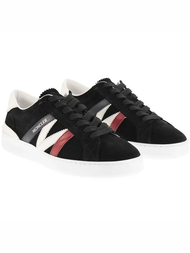 Monaco M Trainer Low Top Sneakers Black - MONCLER - BALAAN 4