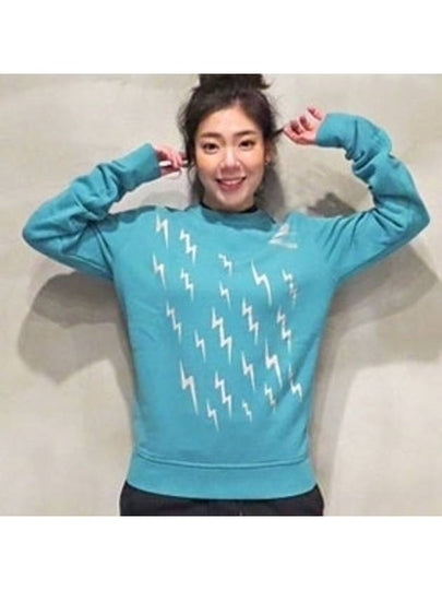 AW77 Bolt Crew Sweatshirt Mint Blue - NIKE - BALAAN 2