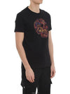 Skull Skull Printing Short Sleeve T-Shirt Black - ALEXANDER MCQUEEN - BALAAN 5