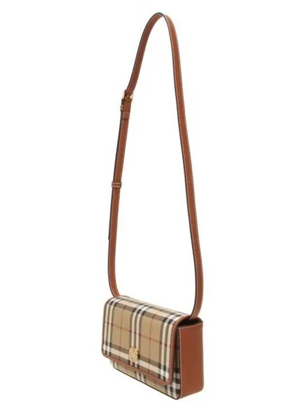 Check Cross Bag Beige - BURBERRY - BALAAN 3