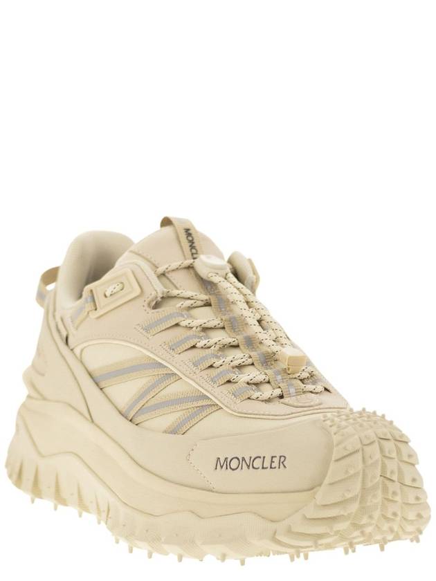 Logo low top sneakers beige - MONCLER - BALAAN 3