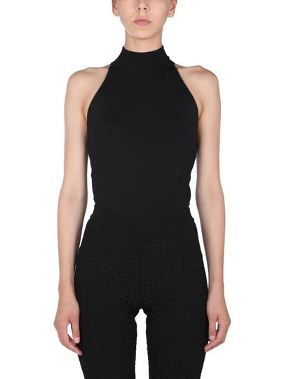 Holder Neck Open Back Sleeveless Black - GIVENCHY - BALAAN 2