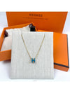 PopAche Mini Necklace Light Blue Gold - HERMES - BALAAN 1