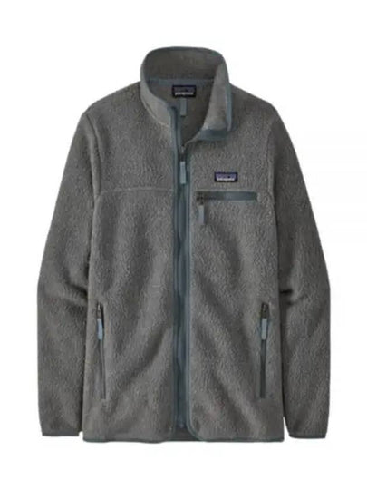 Women's Retro Pile Fleece Zip-up Jacket Salt Grey - PATAGONIA - BALAAN 2