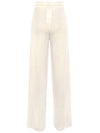 Ivory Parole Wool Cashmere Pants PAROLE 001 - MAX MARA - BALAAN 3