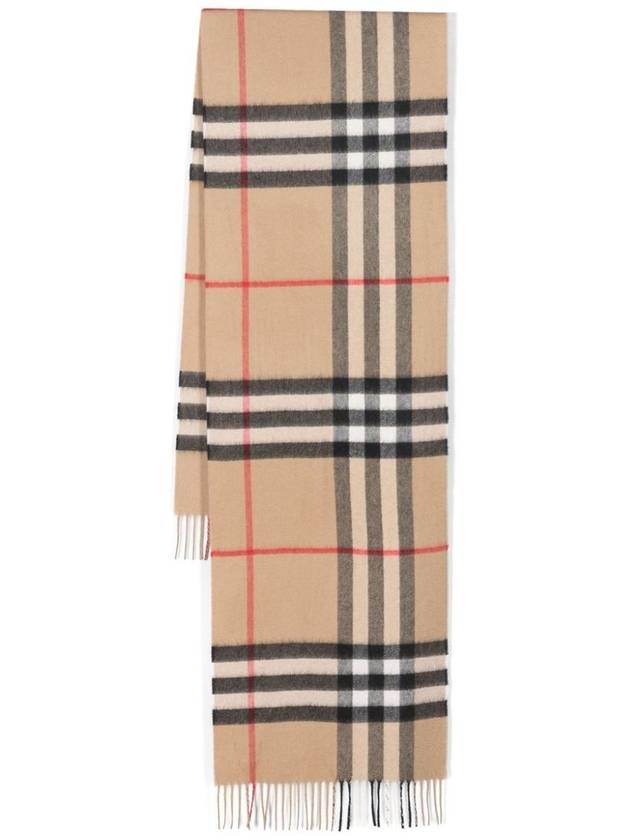 Vintage Check Cashmere Muffler Beige - BURBERRY - BALAAN 2