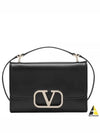 V Logo Shoulder Bag Black - VALENTINO - BALAAN 2