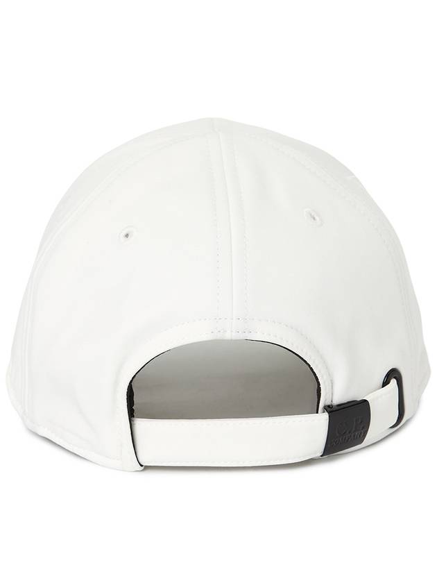 Kids Shell-R Logo Cap Hat White - CP COMPANY - BALAAN 5