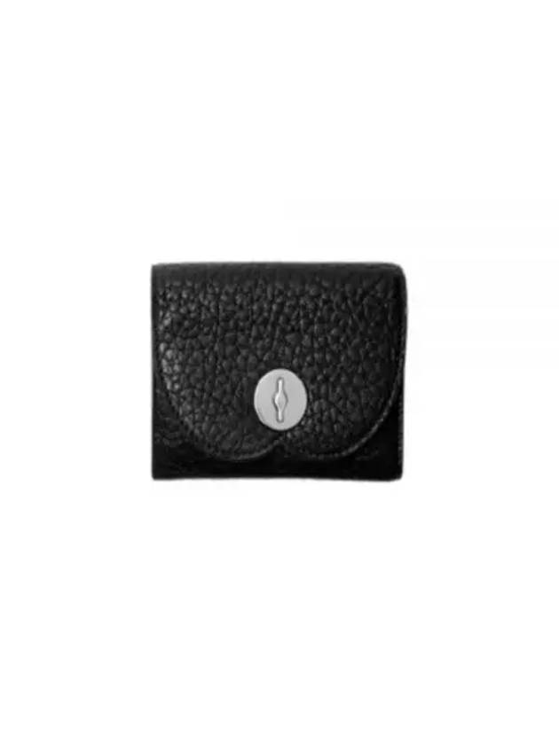 Leather Mini Half Wallet Black - BURBERRY - BALAAN 2