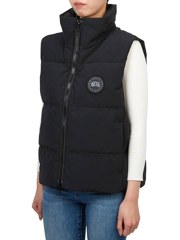 Grandview Cropped Vest Black - CANADA GOOSE - BALAAN 4