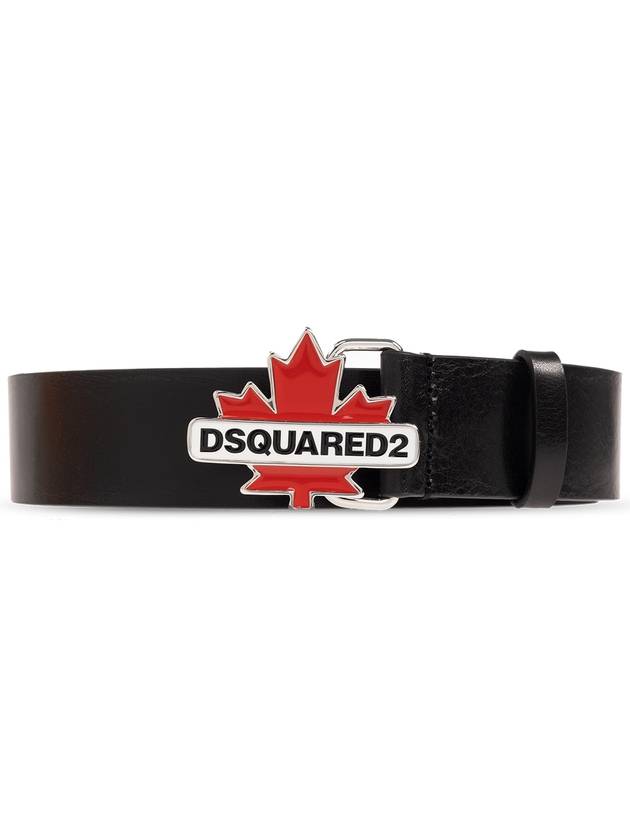 leather belt BEM0563 12900001 2124 BLACK - DSQUARED2 - BALAAN 2