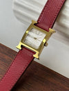 Gold H Hour Quartz Red Women s WatchHH1 201 2VHEC23616 - HERMES - BALAAN 1