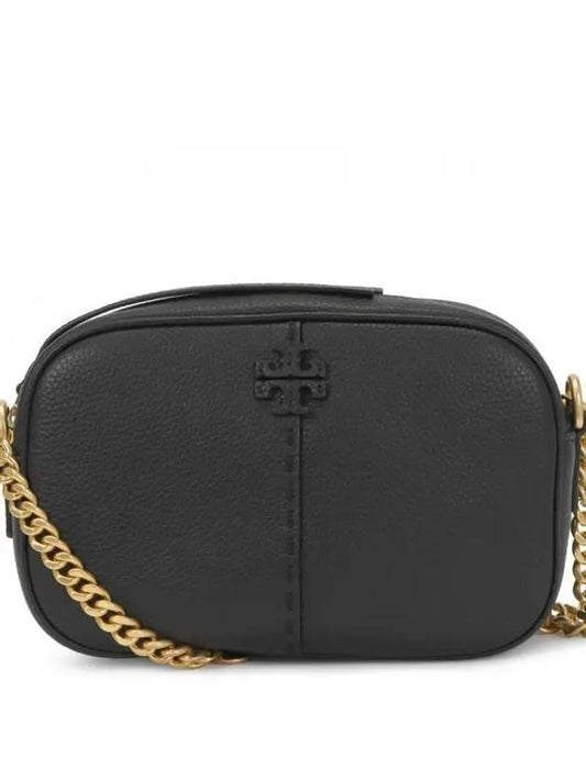 McGraw Logo Camera Shoulder Bag Black - TORY BURCH - BALAAN 2