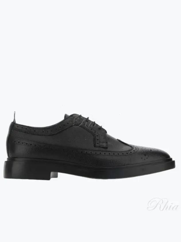 Men's Classic Long Wing Brogue Lace Up Brogue Shoes Black - THOM BROWNE - BALAAN 2