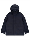 Ghost Piece Nylon Hooded Jacket Navy - STONE ISLAND - BALAAN 2