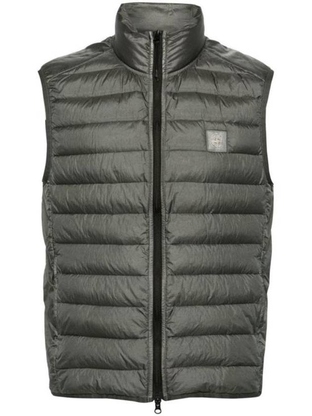 Chamber R Nylon Down Vest Musk Green - STONE ISLAND - BALAAN 2