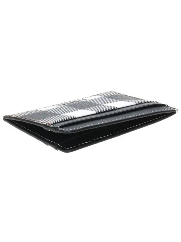 Check Print 2-tier Card Wallet Dark Burch Brown - BURBERRY - BALAAN 5