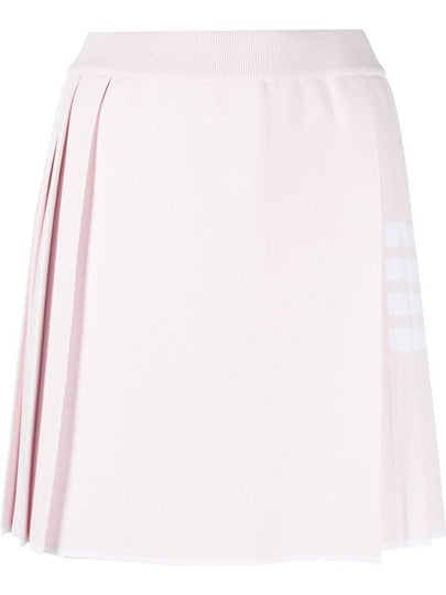 Women's 4 Bar Mini Pleated Skirt Pink - THOM BROWNE - BALAAN 2