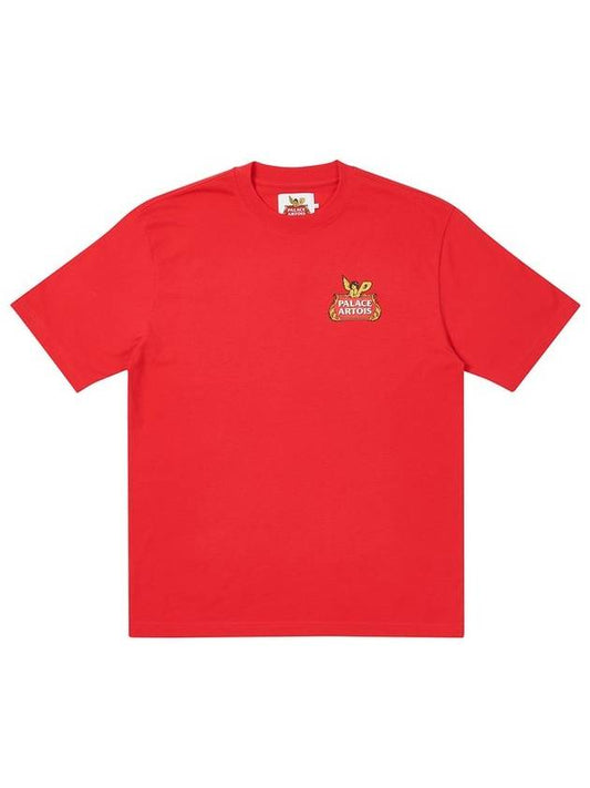 x Stella Artois P Scheme TShirt Red - PALACE - BALAAN 2