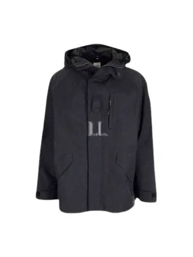 EKD Print Nylon Hooded Parka Black - BURBERRY - BALAAN 2