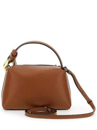 'Corner Small' Brown Handbag With Metallic Knot Detail In Leather Woman - JW ANDERSON - BALAAN 2