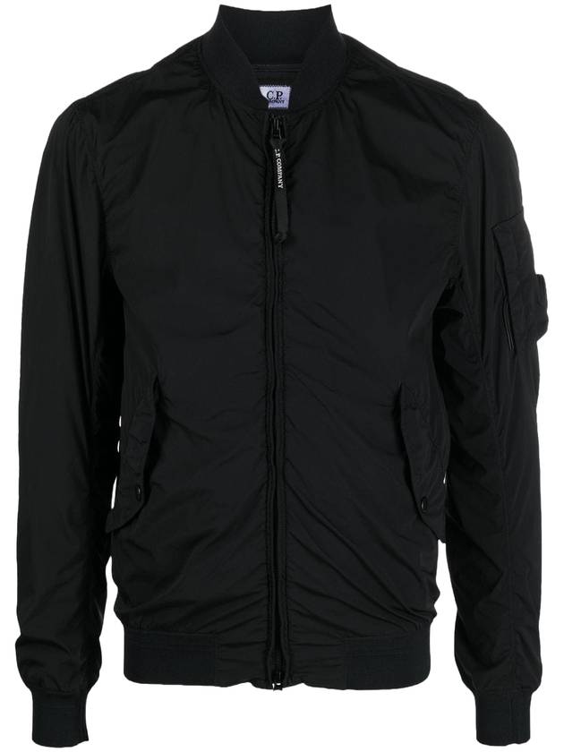 Nycra R Lens Bomber Jacket Black - CP COMPANY - BALAAN 1