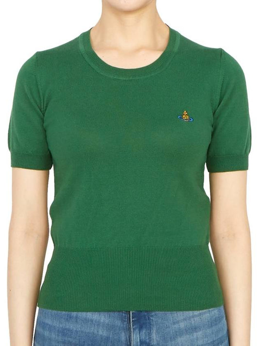 Bea Knit Top Green - VIVIENNE WESTWOOD - BALAAN.