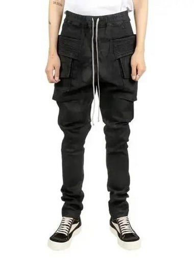 DU02D2376 SBW 99 Dark Shadow Porterville Creech Cargo Drawstring Pants 270115 - RICK OWENS - BALAAN 1