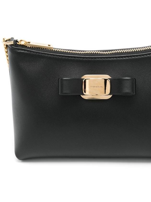 Mini Cross Bag Black - SALVATORE FERRAGAMO - BALAAN 3