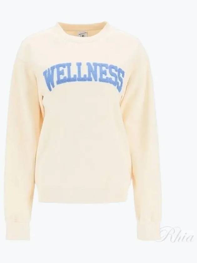 Wellness Logo Sweatshirt Beige - SPORTY & RICH - BALAAN 2