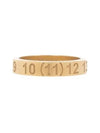 Numerical Engraved Logo Ring Gold - MAISON MARGIELA - BALAAN 2