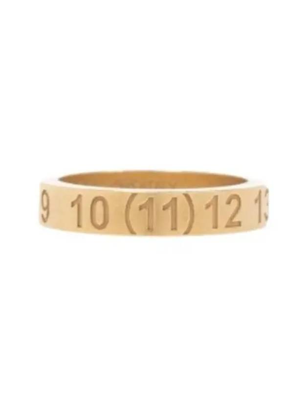 Numerical Engraved Logo Ring Gold - MAISON MARGIELA - BALAAN 2