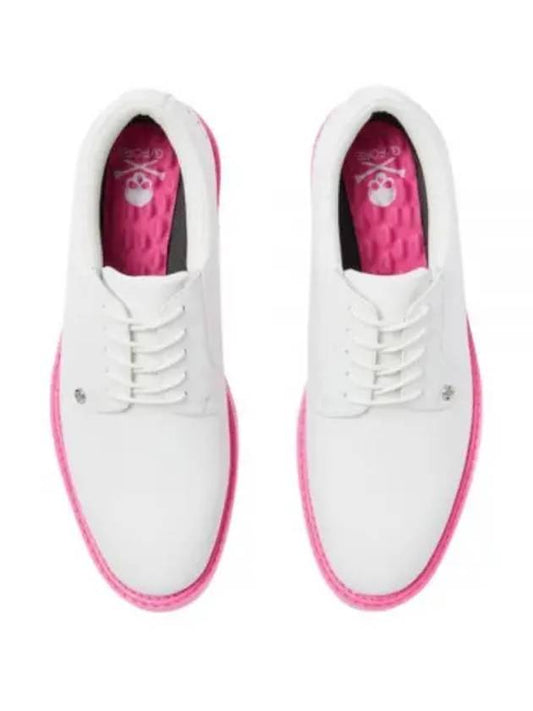 Men's Brogue Heel Gallivant Spikeless White Pink - G/FORE - BALAAN 2