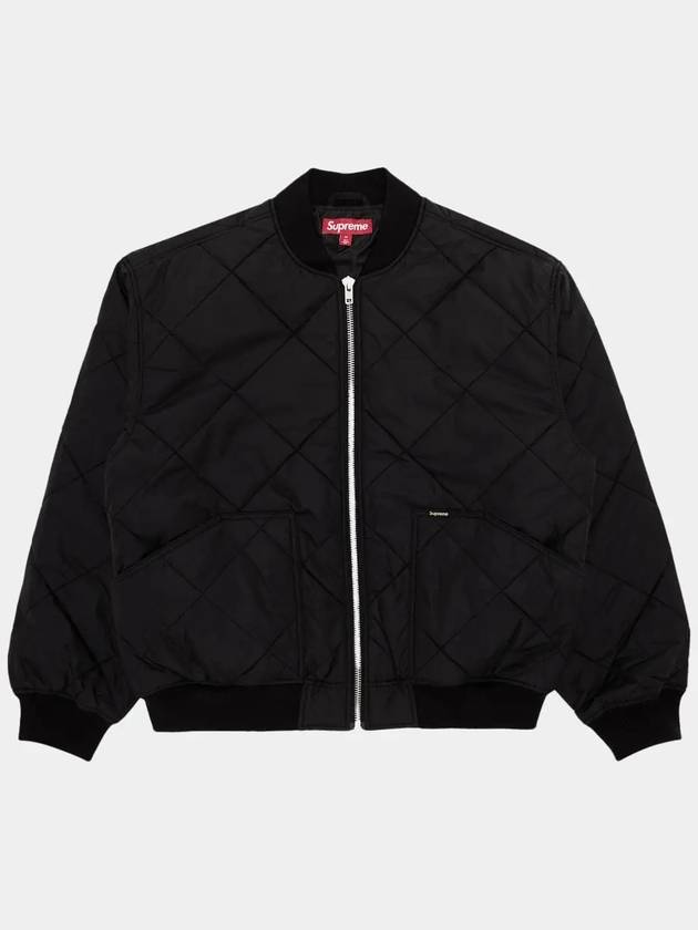 Men s AOI Quilted Work Jacket Black FW24J110 - SUPREME - BALAAN 2