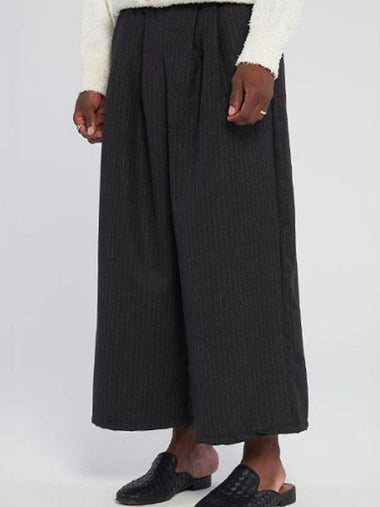 TR ST Wide Skirt Pants Black - TENER - BALAAN 1